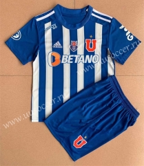2022-23 Universidad de Chile  Home Blue  Soccer Uniform-AY(Pre-match clothing)