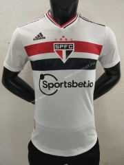 Player version  2022-23 Sao Paulo Home White Thailand Soccer Jersey AAA