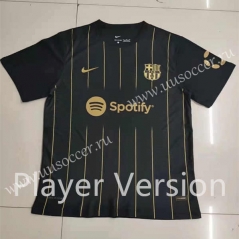 Player Version 2022-23  Barcelona Black Thailand Soccer Jersey AAA-807