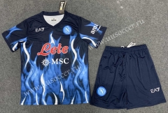 2022-23 Napoli Home Blue Soccer Uniform-GB