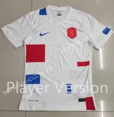 Player Version 2022-23 Netherlands Away White  Thailand Soccer Jersey AAA-807