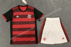 2022-23  Flamengo Home Red&Black Soccer Uniform-GB