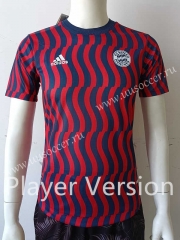 Player Version 2022-23  Bayern München Red & Black Thailand Soccer Training Jersey-807