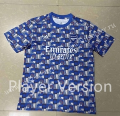 Fan Edition  2022-23 Arsenal Blue Thailand Soccer Training Jersey-809