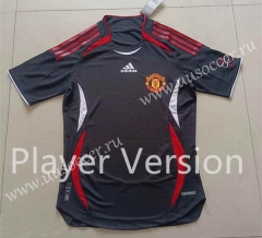 Player version 2022-23 Manchester United Black Thailand Soccer Training Jersey-807