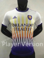 Player Version2022-23  Orlando City Away White Thailand Soccer Jersey AAA-9926