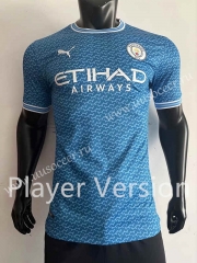 Player version 2022-23  Manchester City sky Blue  Thailand Soccer Jersey AAA-CS