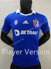 Player version 2022-23 Universidad de Chile  Home Blue Thailand Soccer Jersey-9926