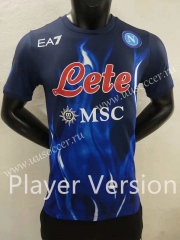 Player Version 2022-23 Napoli  2nd Away Royal Blue Thailand Soccer Jersey AAA-9926