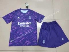 2022-23 Real Madrid 2nd Away Purple  Soccer Uniform-718