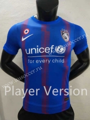 Player Version 2022-23 Johor Home Blue Thailand Soccer Jersey AAA-9926