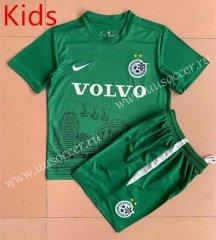 2022-23 City Edition Maccabi Haifa Green  kids Thailand Soccer Jersey AAA-AY
