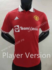Player version 2022-23 Manchester United Home Red Thailand Soccer jersey AAA-9926