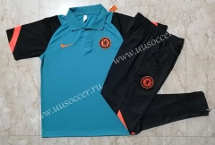 2021-22 Chelsea Green Thailand Polo Uniform-815