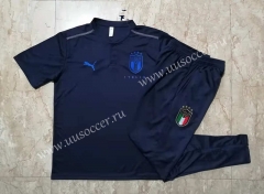 21-22 Italy Royal Blue Thailand Polo Uniform-815