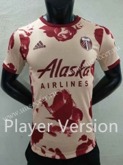 Player version2022-23 Portland Timbers Away Red Thailand Soccer Jersey AAA-9926