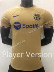 Player Version 2022-23  Barcelona Khaki Thailand Soccer Jersey AAA-2016