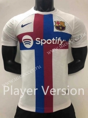 Player Version 2022-23  Barcelona White Thailand Soccer Jersey AAA-2016
