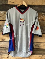 99-00 Retro Version Barcelona Gray Thailand Soccer Jersey AAA-1332