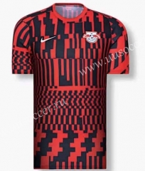 2022-23  RB Leipzig Red & Black Thailand Soccer Training Jersey-0871