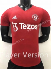 Player  version 2022-23 Manchester United Red  Thailand Soccer Training Jersey-2016