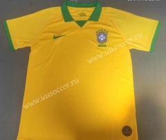 19-20 Brazil Home Yellow Thailand Soccer Jersey AAA-817