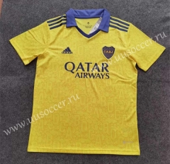 2022-23  Boca Juniors Away Yellow Thailand Soccer Jersey-9826