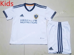 2022-23 Los Angeles Galaxy Home White kids Soccer Uniform-507