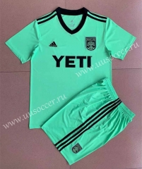 2022-23Austin FC Away  Green  Soccer Uniform-AY