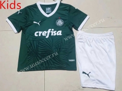 2022-23 SE Palmeiras Home Green  Kid/Youth Soccer Uniform-507