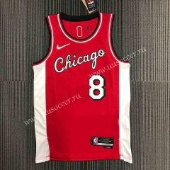 2022city Version NBA Chicago Bull Red #8 Jersey-311