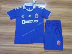 2022-23 Universidad de Chile  Home Blue  Soccer Uniform-8975