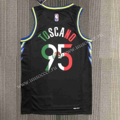 2022 City Edition  NBA Golden State Warriors Mexico limited Black #95 Jersey-311