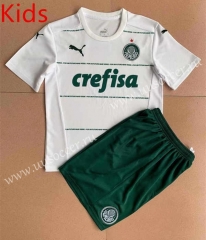 2022-23 SE Palmeiras Away White Kid/Youth Soccer Uniform-AY