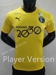 Player Version 2022-23  Penang Away Yellow  Thailand Soccer Jersey AAA-9926