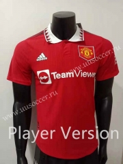 Player version 2022-23 Manchester United Home Red Thailand Soccer jersey AAA-2016