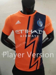 Player Version 2022-23 New York City Away Orange Thailand Soccer jersey AAA-9926