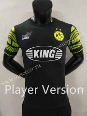 Player version  joint name2022-23 Borussia Dortmund Black Thailand Soccer Jersey AAA-9926