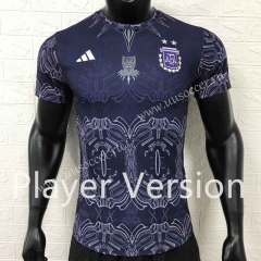 Player Version  2022-23 Argentina Dark Purple Thailand Soccer Jersey AAA-9926