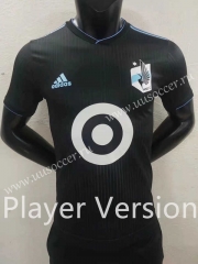 Player version 2022-23 Minnesota United FC Home Black Thailand Soccer Jersey AAA-6724