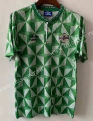 1990 Retro Version Northern Ireland Home Green Thailand Soccer Jersey AAA-AY