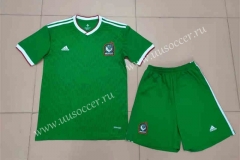 22-23 Mexico Away  Green Soccer Uniform-718
