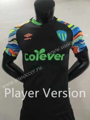 Player Version 22-23 goalkeeper Terengganu Black  Thailand Soccer Jersey AAA-9926
