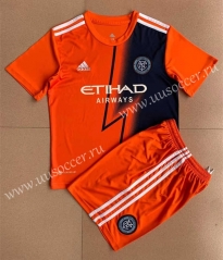 2022-23 New York City Home Oranger  Soccer Uniform-AY