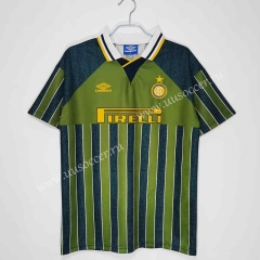 Retro Version 95-96 Inter Milan Away Green Thailand Soccer Jersey AAA-c1046