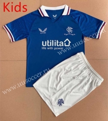 2022-23 special edition  Rangers Blue Thailand kids Soccer Unifrom-AY