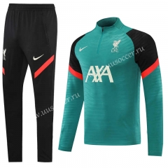 2022-23 Liverpool  Green Thailand Soccer Tracksuit Uniform-LH