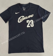 2022-23 NBA Cleveland Cavaliers Black #23 Cotton T-shirt-LH