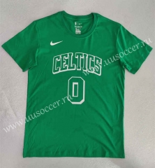 2022-23 NBA Boston Celtics Green #0  Cotton T-shirt-LH