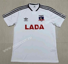 1991 CD Colo-Colo  Home White  Thailand Soccer Jersey AAA-512